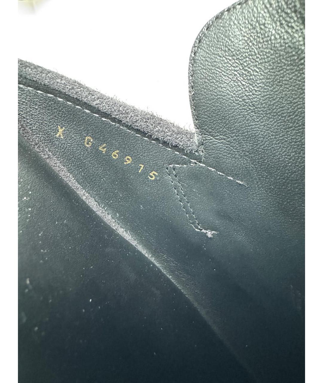 CHANEL Черные замшевые мюли, фото 6