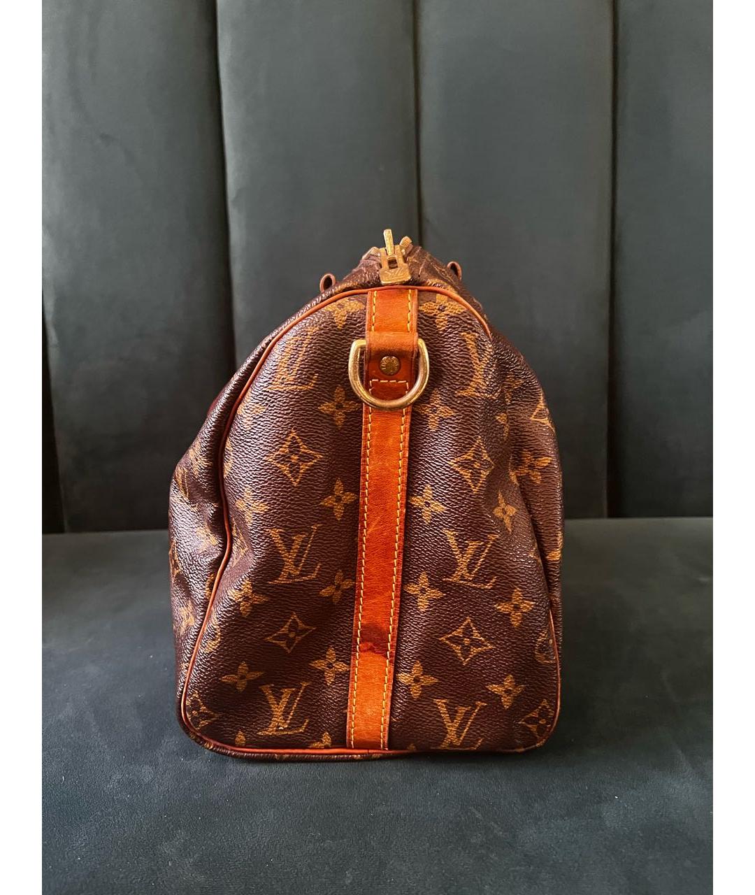 LOUIS VUITTON Коричневая сумка с короткими ручками, фото 6