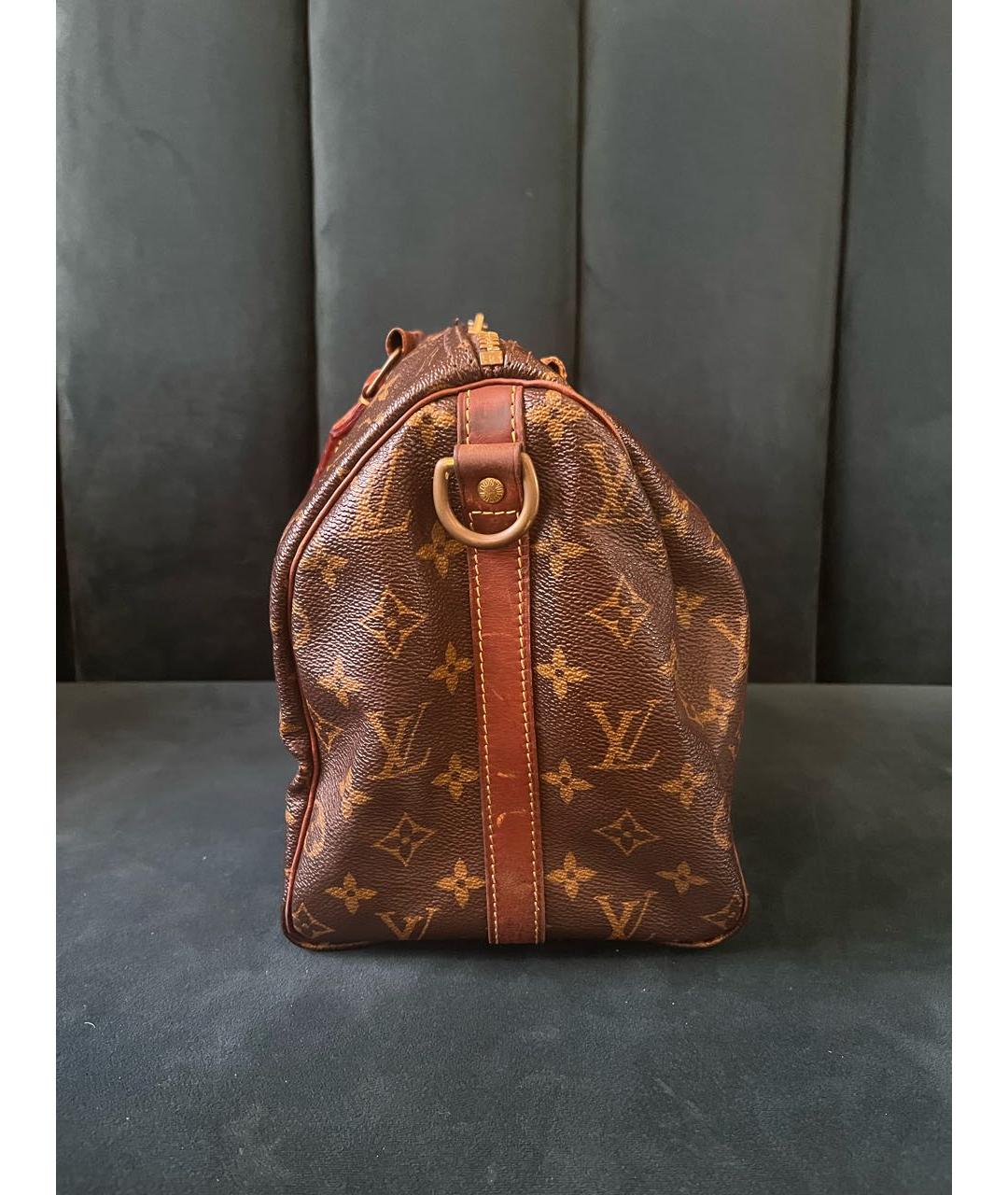 LOUIS VUITTON Коричневая сумка с короткими ручками, фото 5