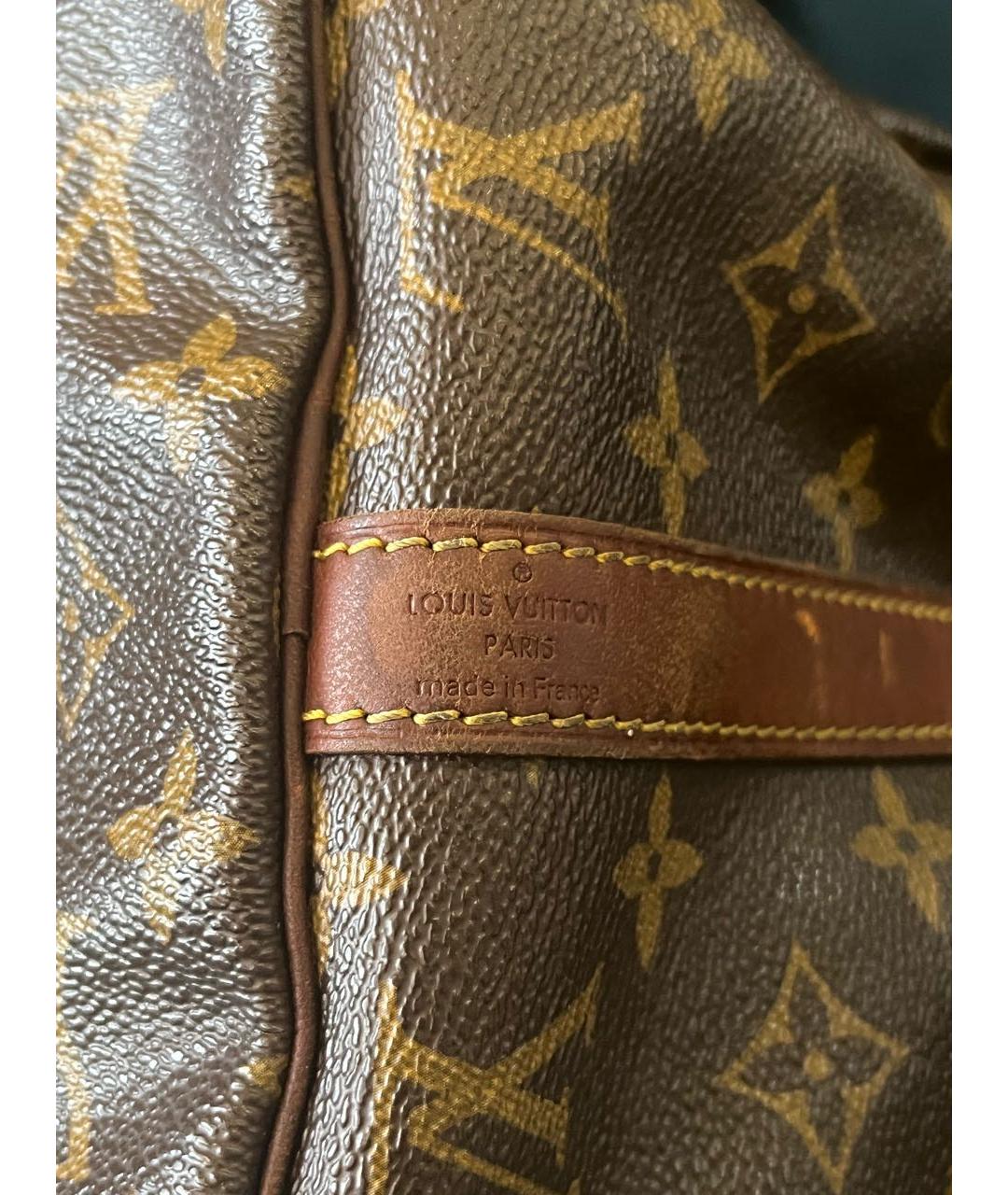 LOUIS VUITTON Коричневая сумка с короткими ручками, фото 7