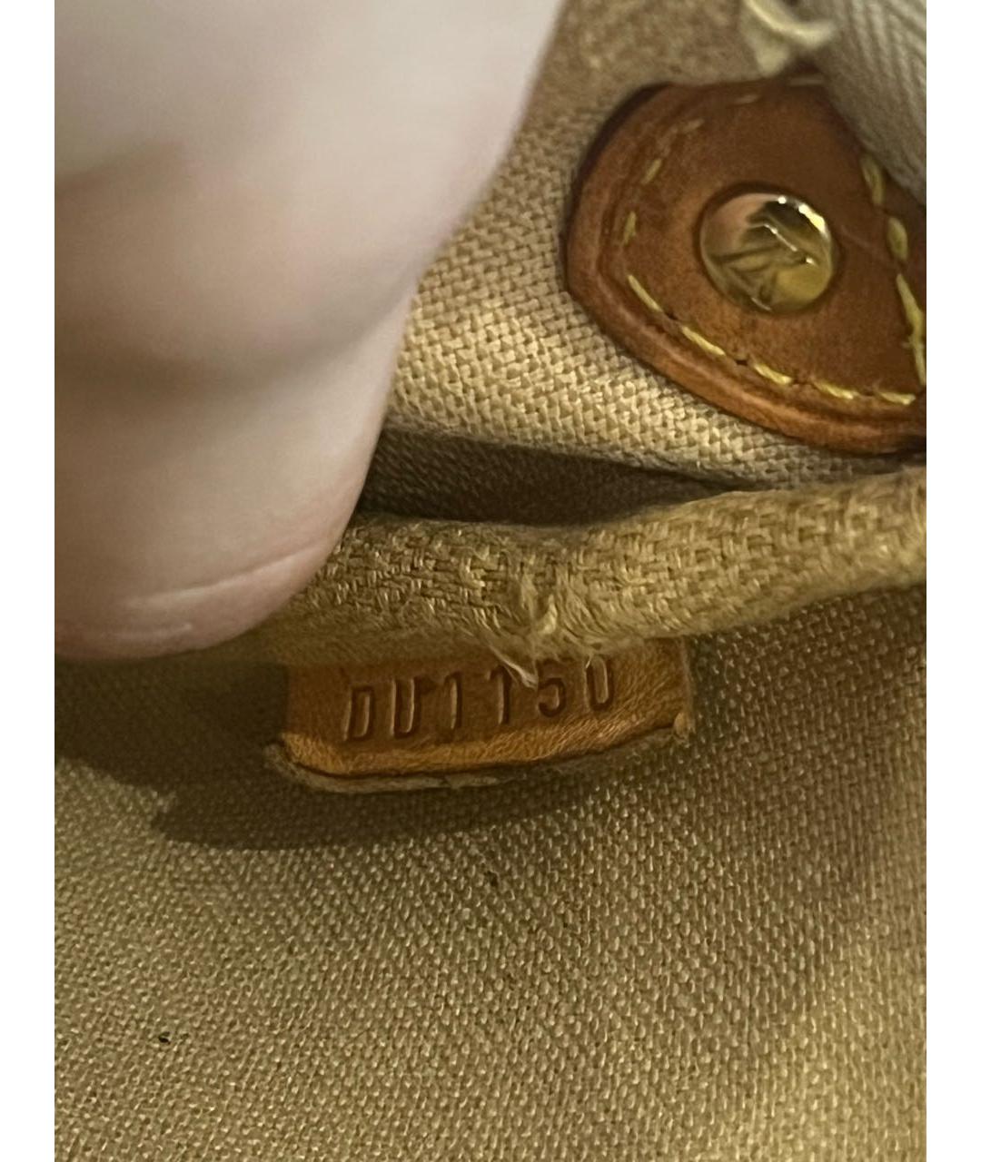 LOUIS VUITTON Белая сумка через плечо, фото 4