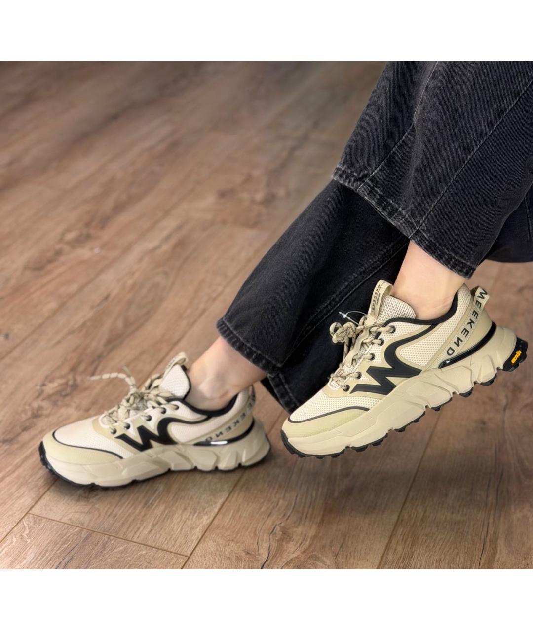 MAX MARA Бежевые кроссовки, фото 5