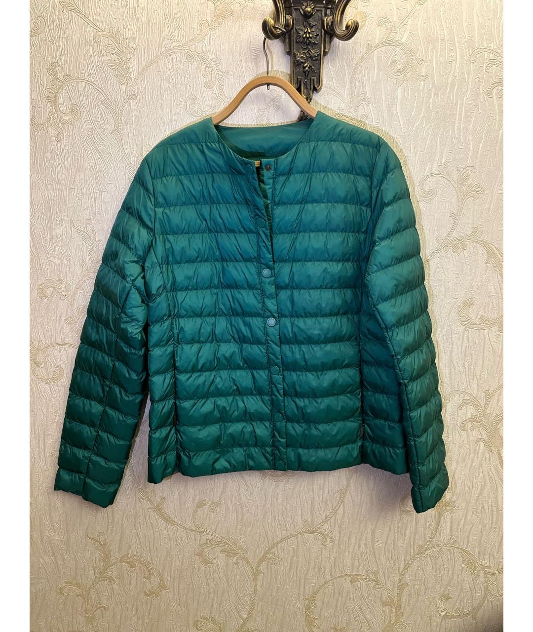 WEEKEND MAX MARA Зеленая полиамидовая куртка, фото 7