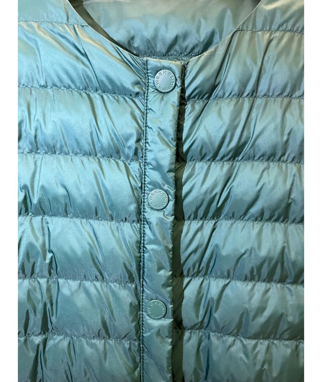 WEEKEND MAX MARA Зеленая полиамидовая куртка, фото 4