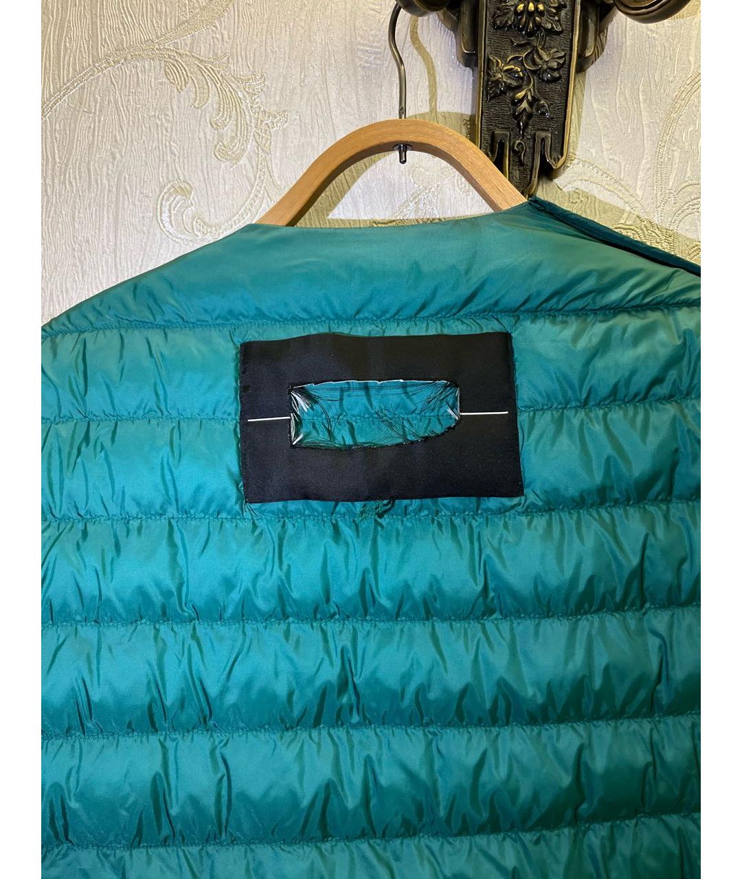 WEEKEND MAX MARA Зеленая полиамидовая куртка, фото 3