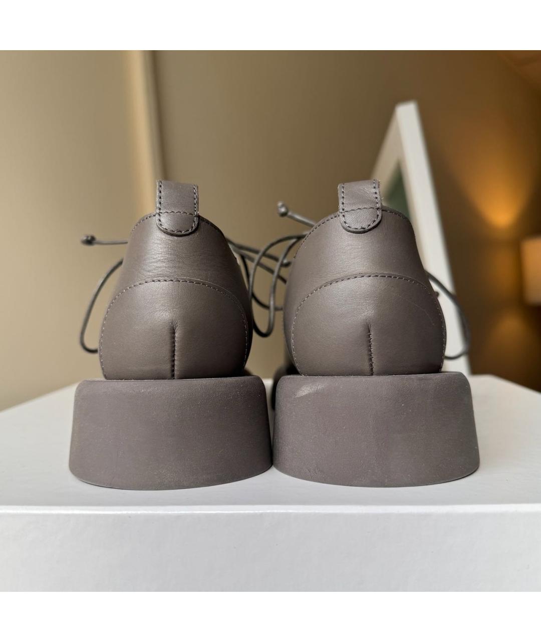 MARSELL Серые кожаные ботинки, фото 6