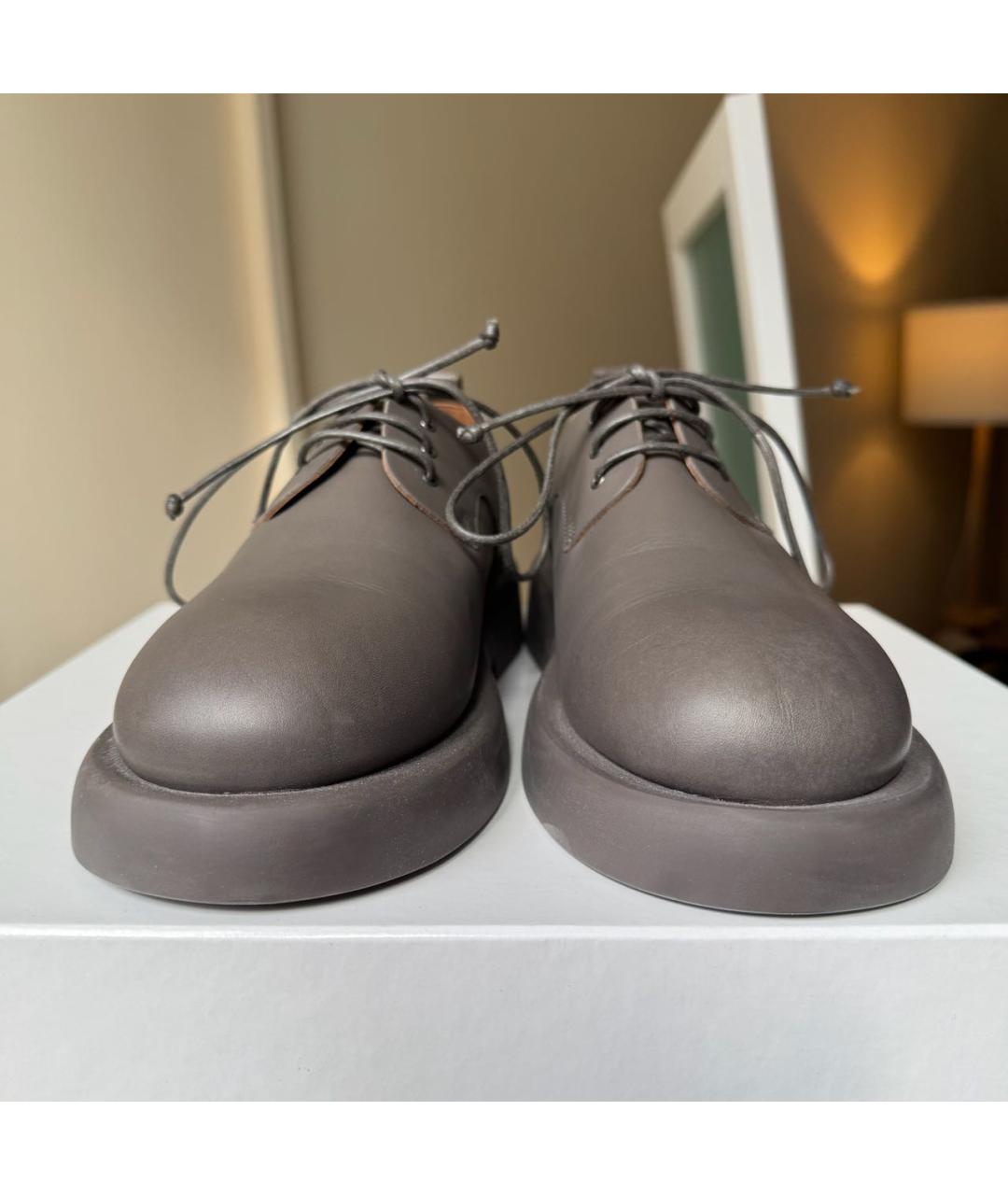 MARSELL Серые кожаные ботинки, фото 5