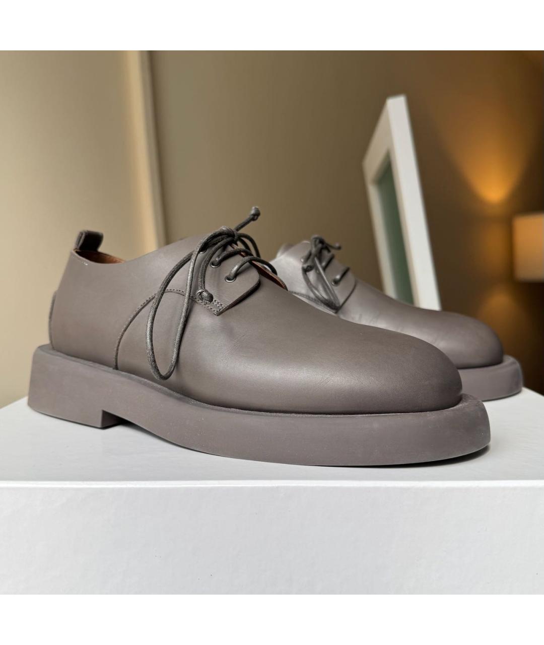 MARSELL Серые кожаные ботинки, фото 3