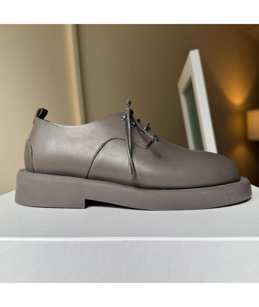 MARSELL Серые кожаные ботинки, фото 7