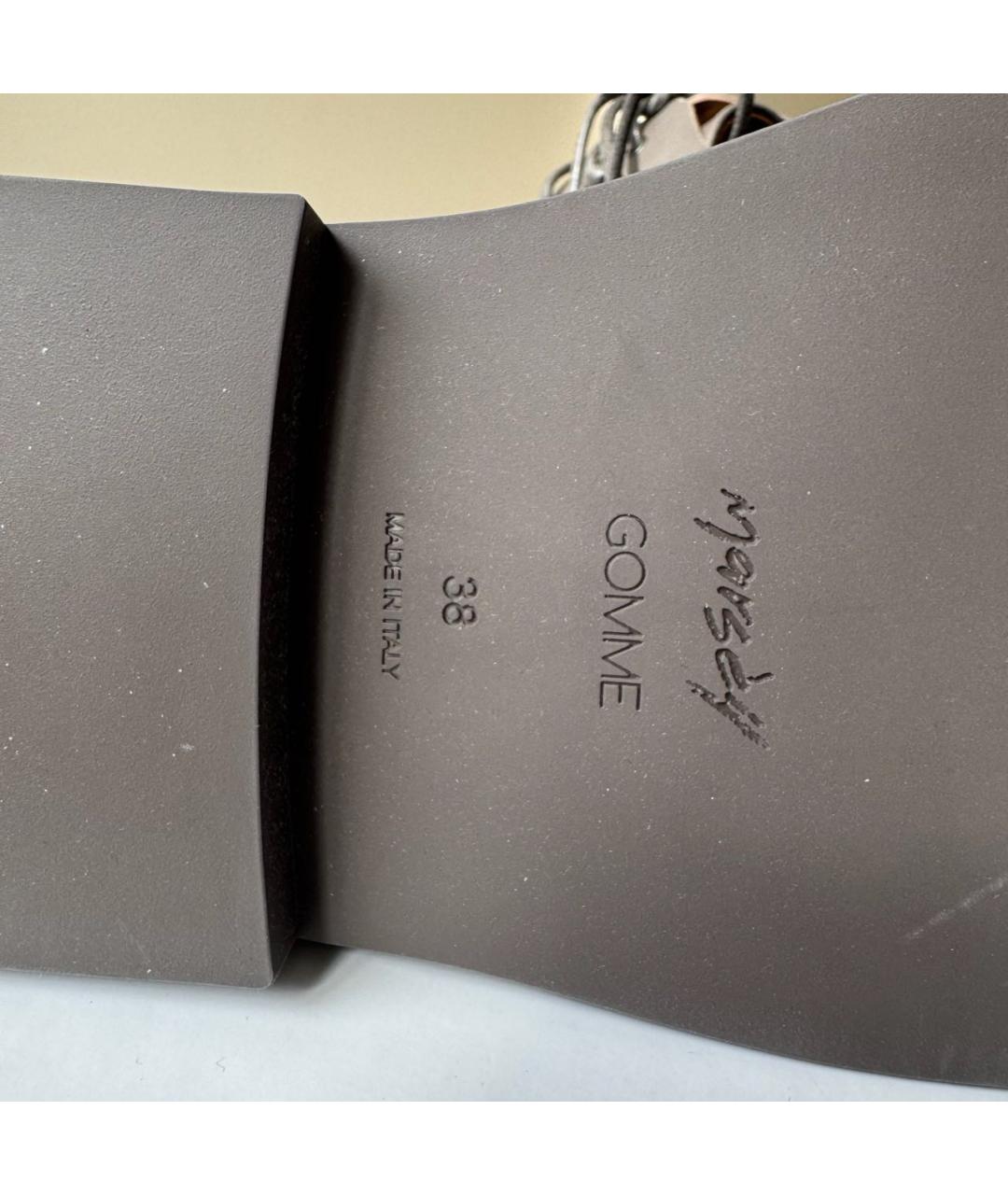 MARSELL Серые кожаные ботинки, фото 4