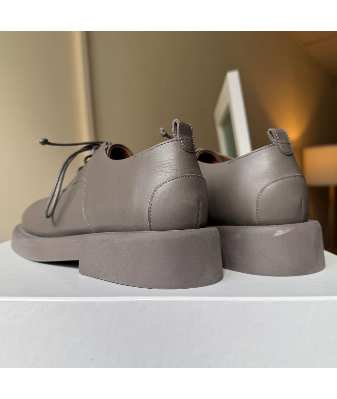 MARSELL Серые кожаные ботинки, фото 8