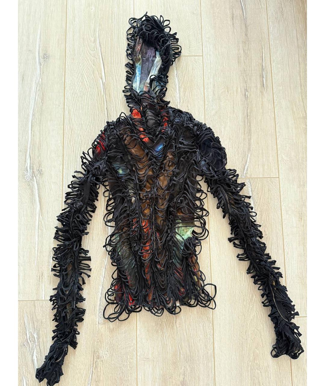 JEAN PAUL GAULTIER Черный хлопковый костюм с брюками, фото 5