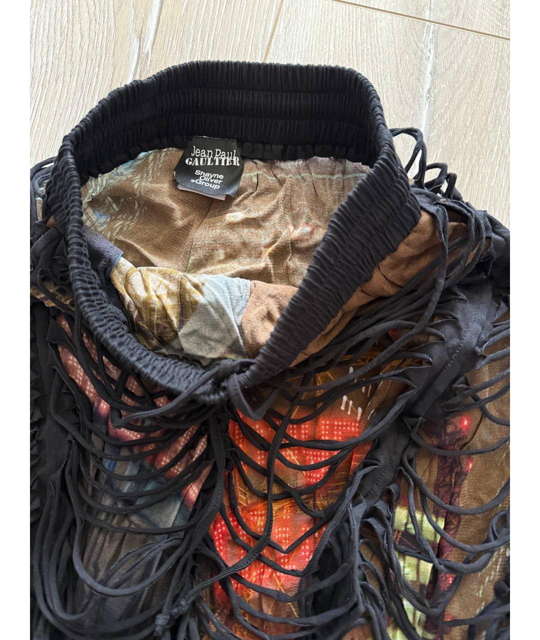 JEAN PAUL GAULTIER Черный хлопковый костюм с брюками, фото 2