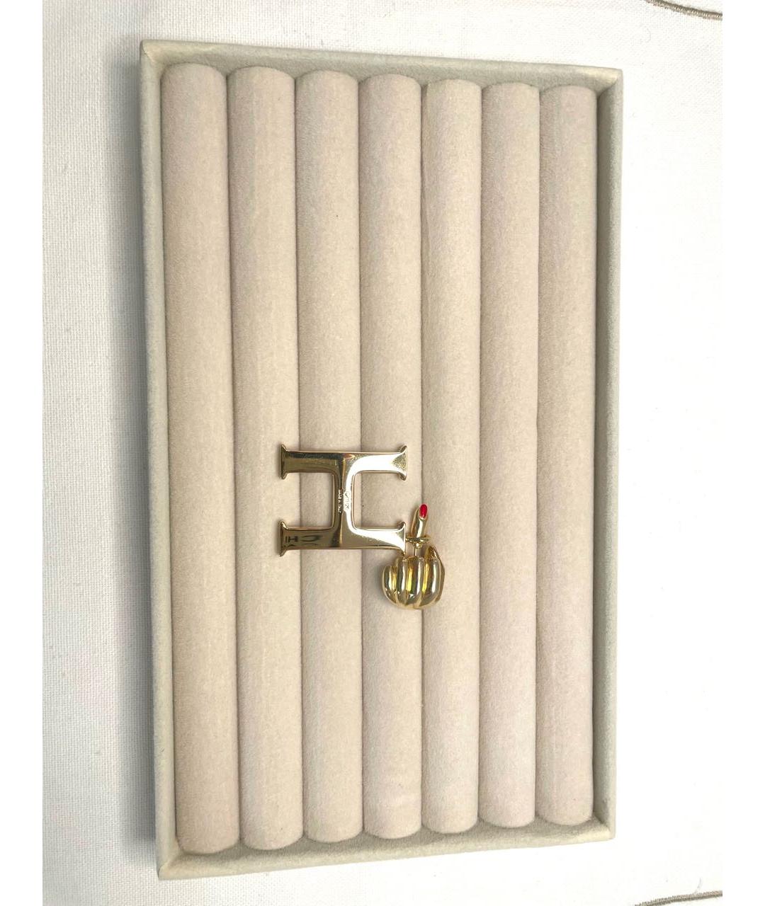 CHLOE Золотая серебряная булавка / брошь, фото 7