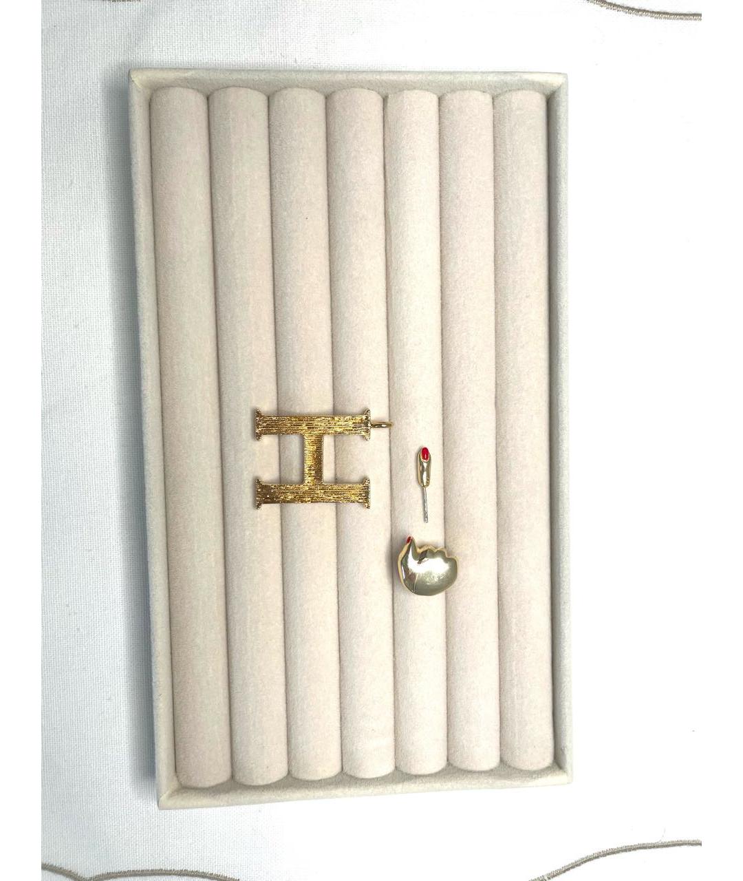 CHLOE Золотая серебряная булавка / брошь, фото 5