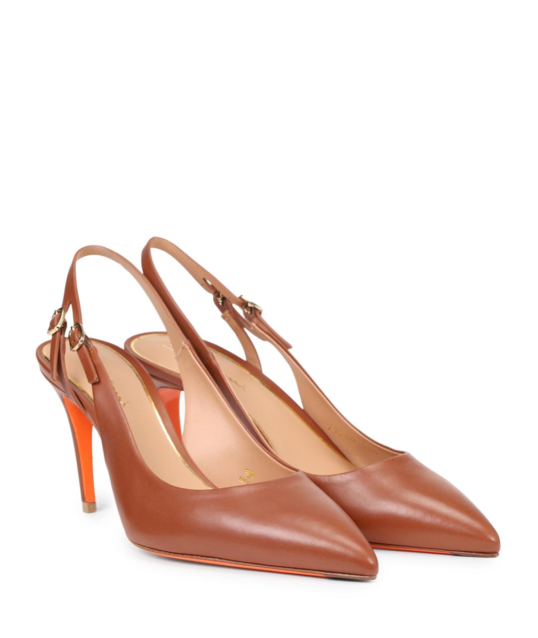 SANTONI Коричневые туфли, фото 2