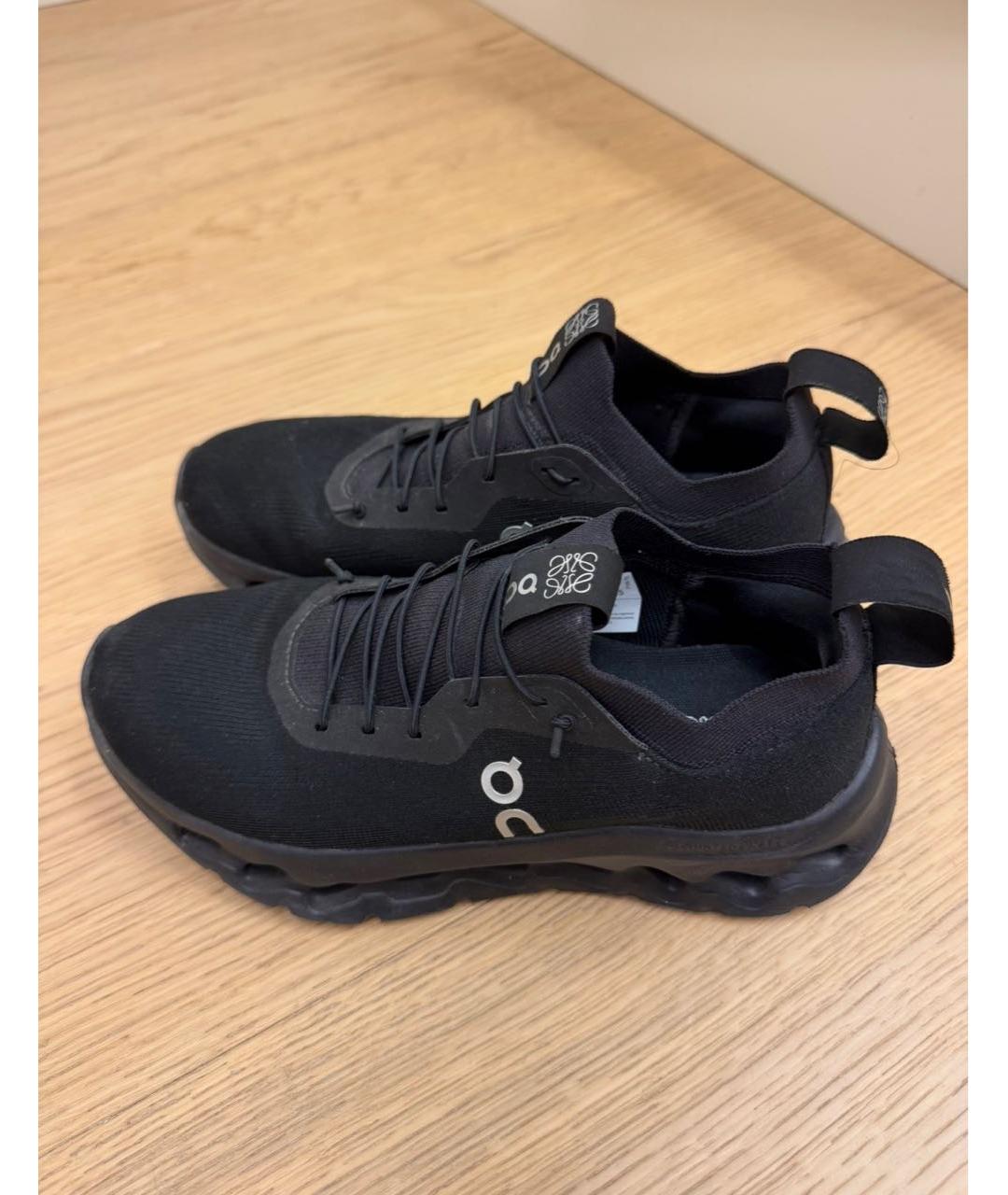 LOEWE Черные текстильные кроссовки, фото 4