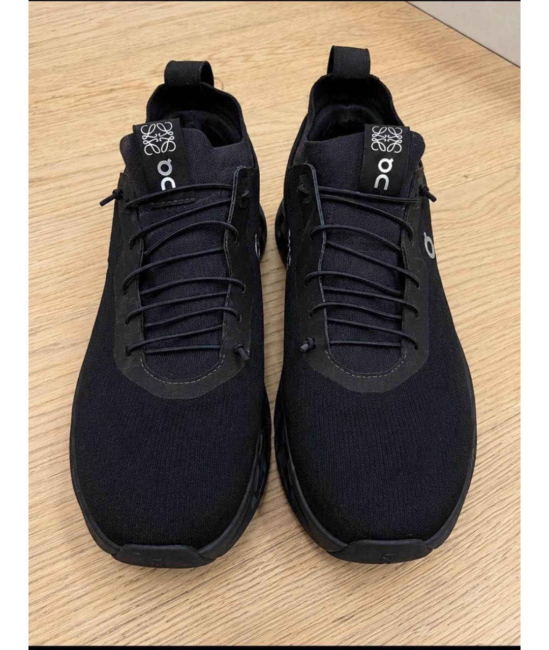 LOEWE Черные текстильные кроссовки, фото 3