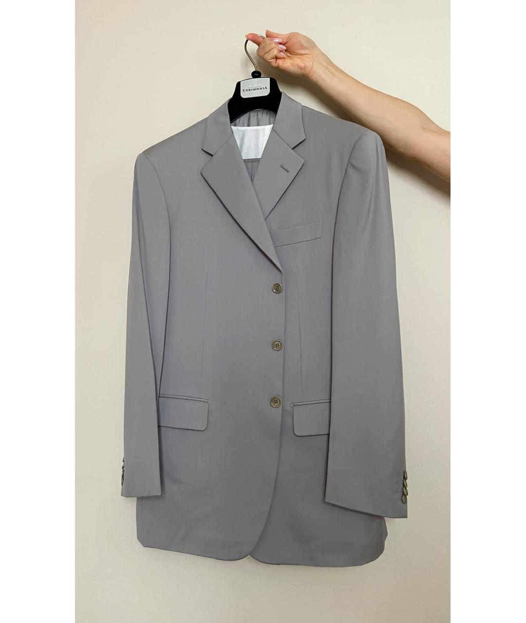 PAL ZILERI Серый костюм-тройка, фото 9