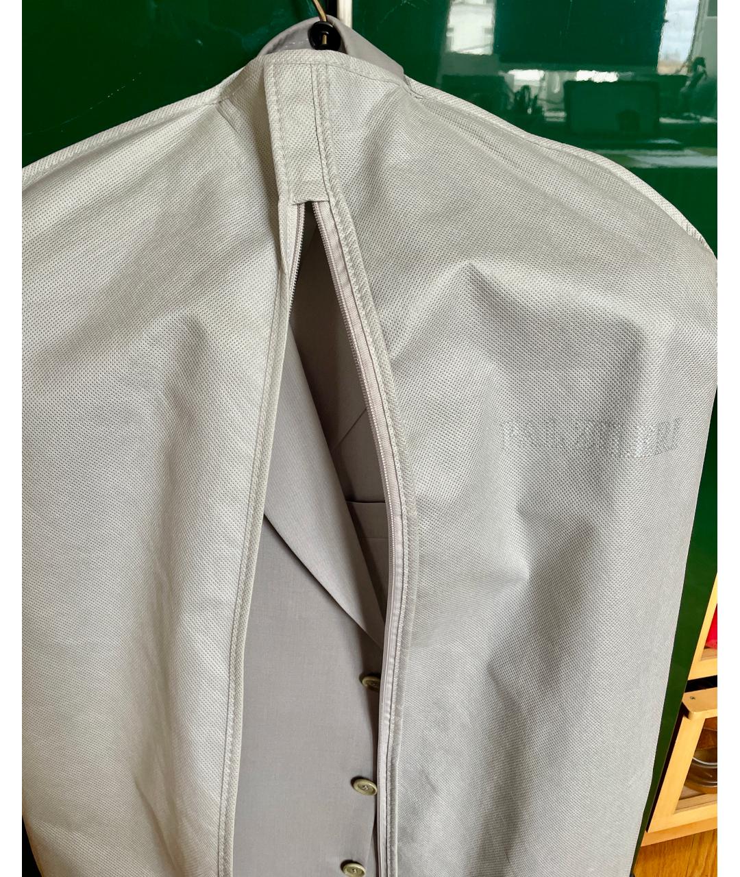 PAL ZILERI Серый костюм-тройка, фото 2