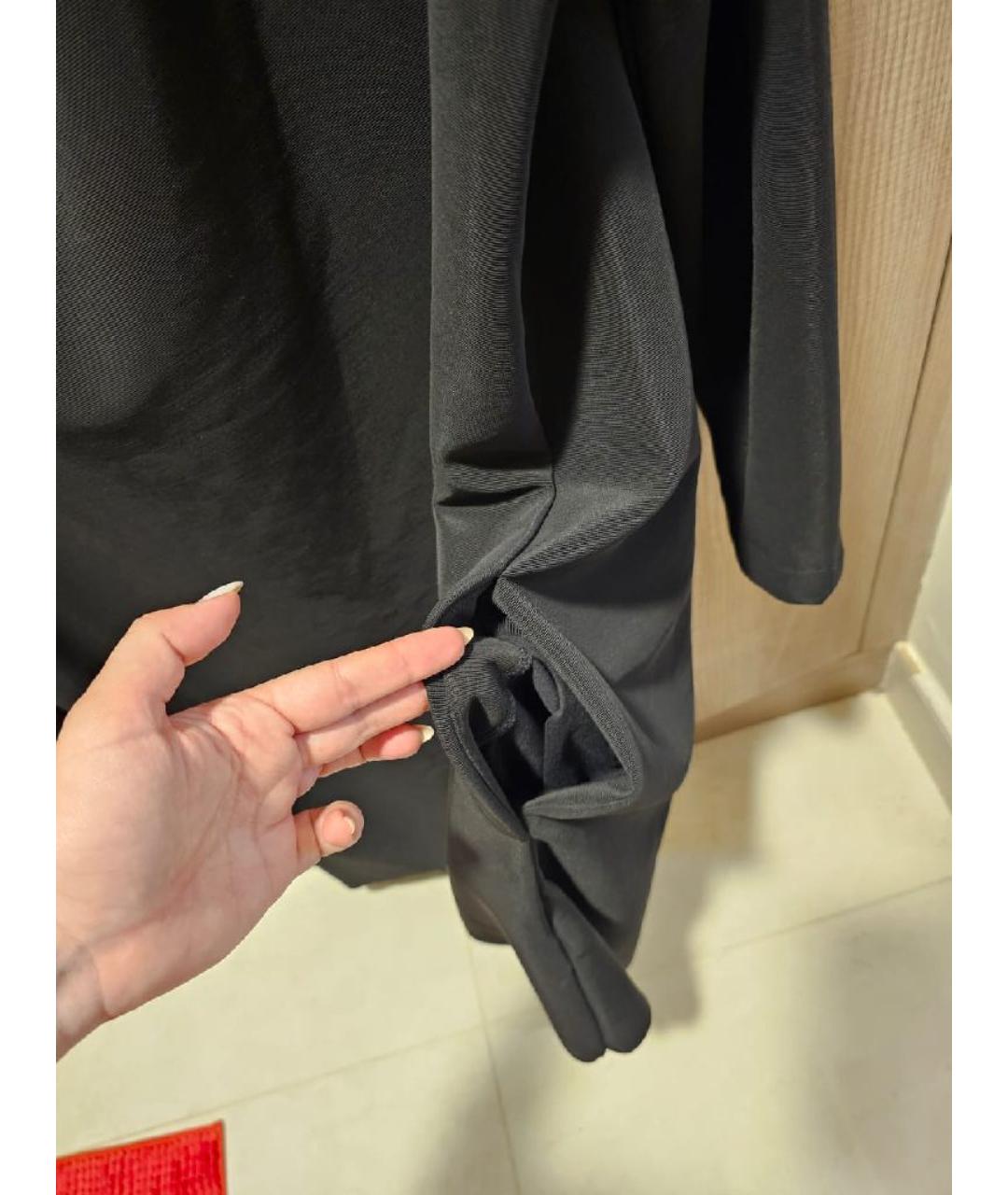 COS Черное полиэстеровое повседневное платье, фото 5