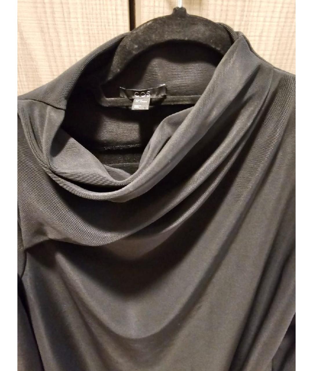 COS Черное полиэстеровое повседневное платье, фото 3