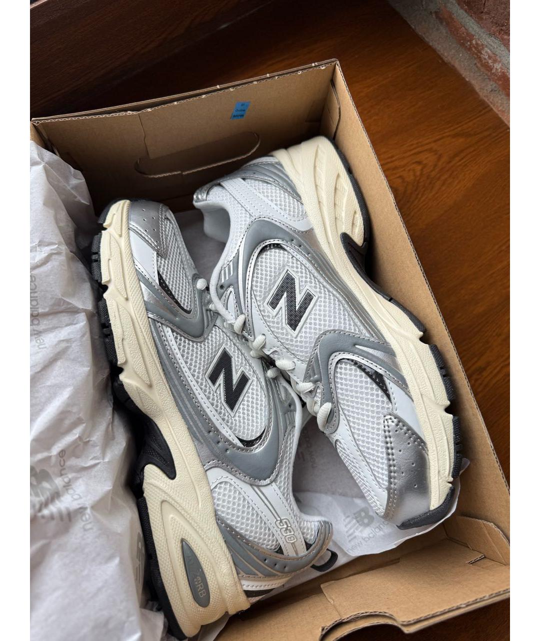 NEW BALANCE Белые кроссовки, фото 6