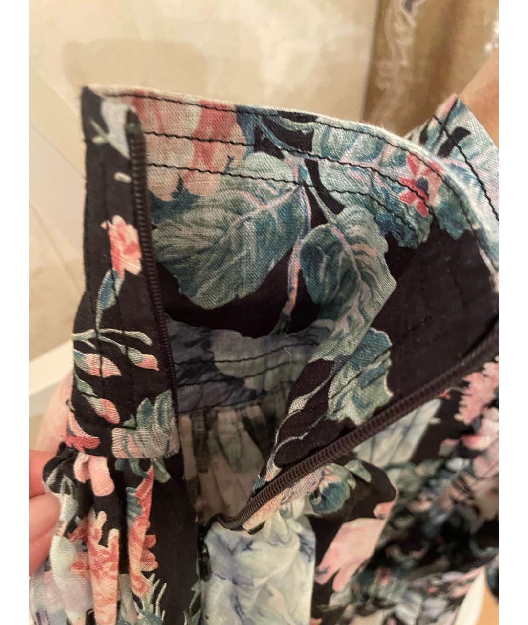 ZIMMERMANN Черное льняное повседневное платье, фото 5