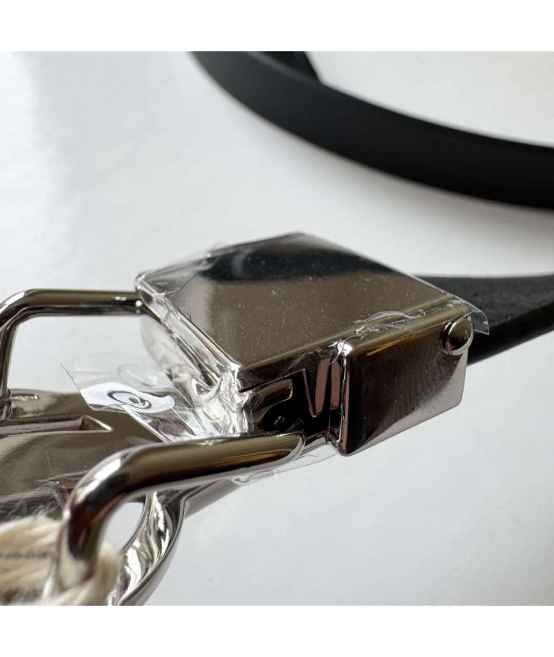 VIVIENNE WESTWOOD Черный кожаный ремень, фото 4