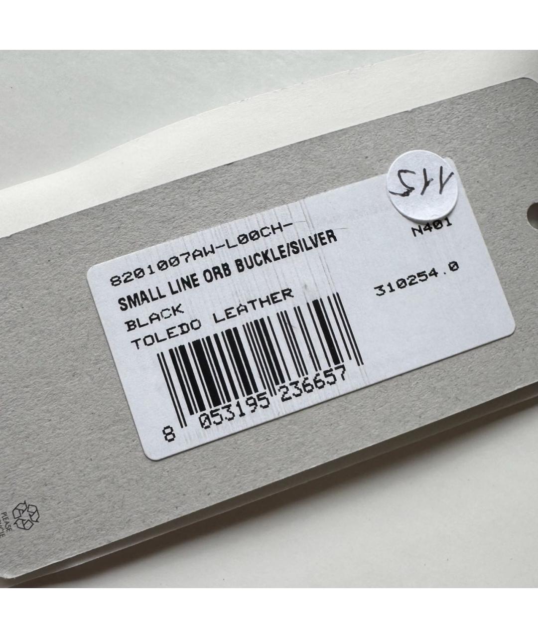 VIVIENNE WESTWOOD Черный кожаный ремень, фото 7