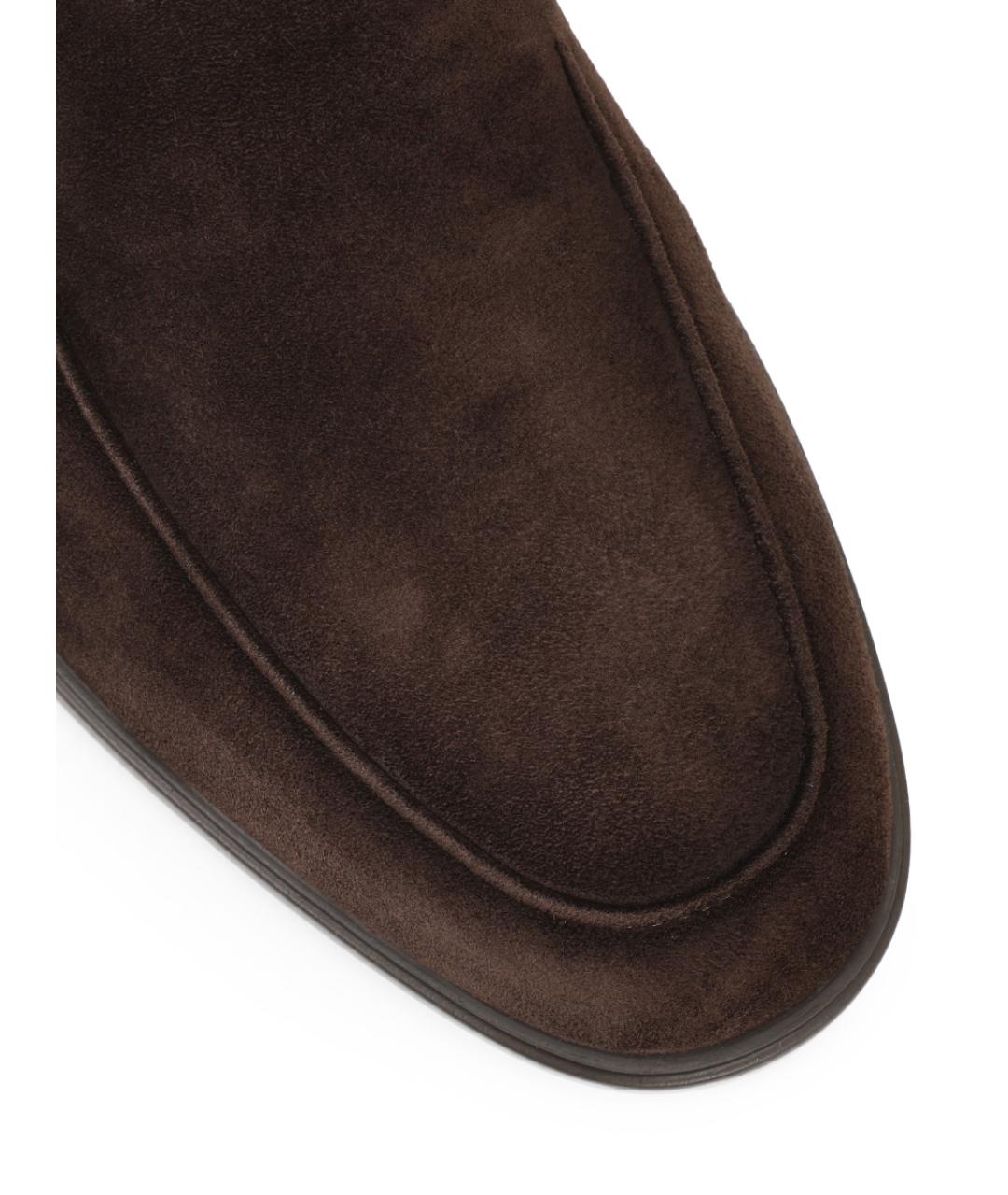 SANTONI Коричневые лоферы, фото 5