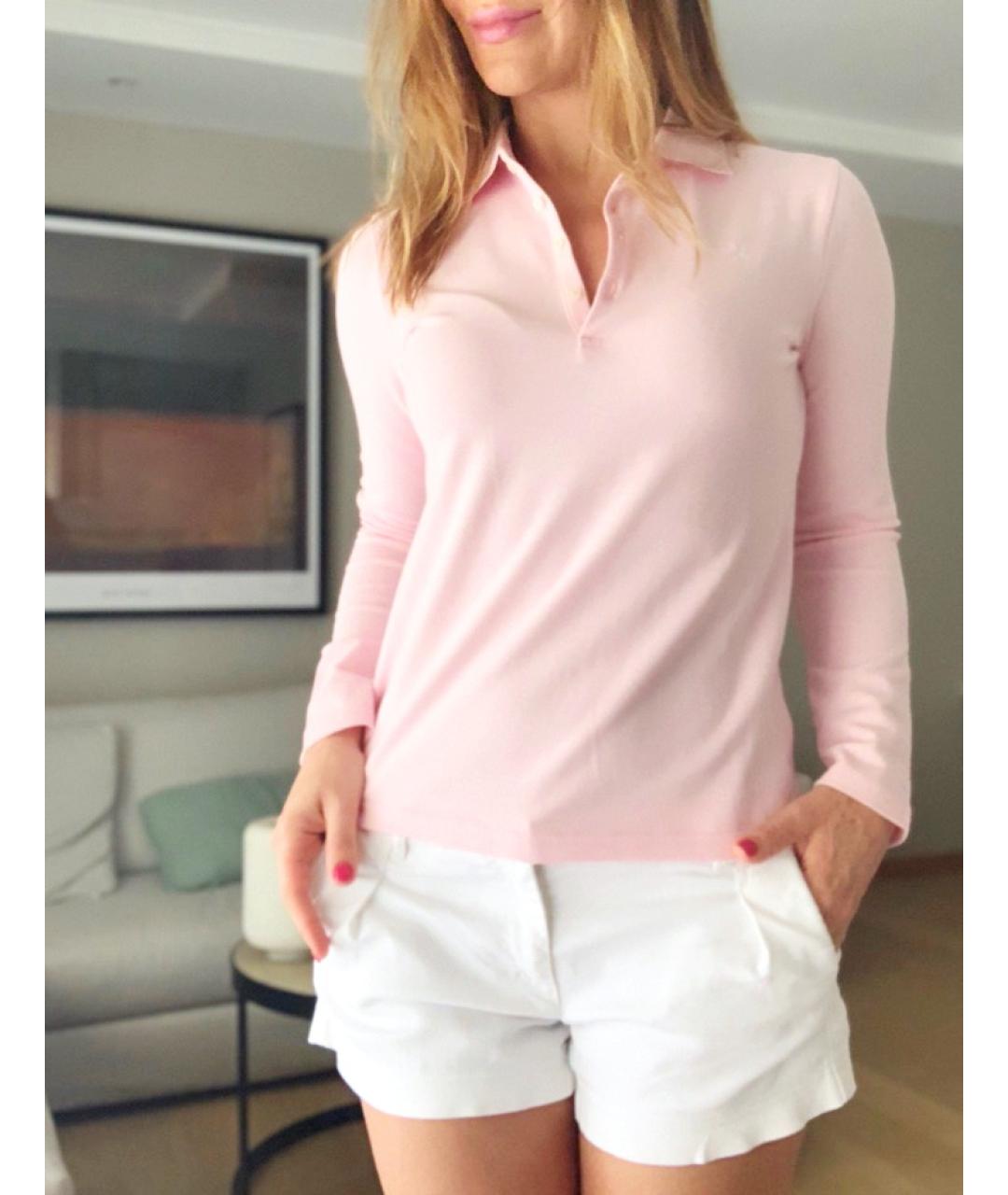 POLO RALPH LAUREN Розовая хлопковая рубашка/блузка, фото 2