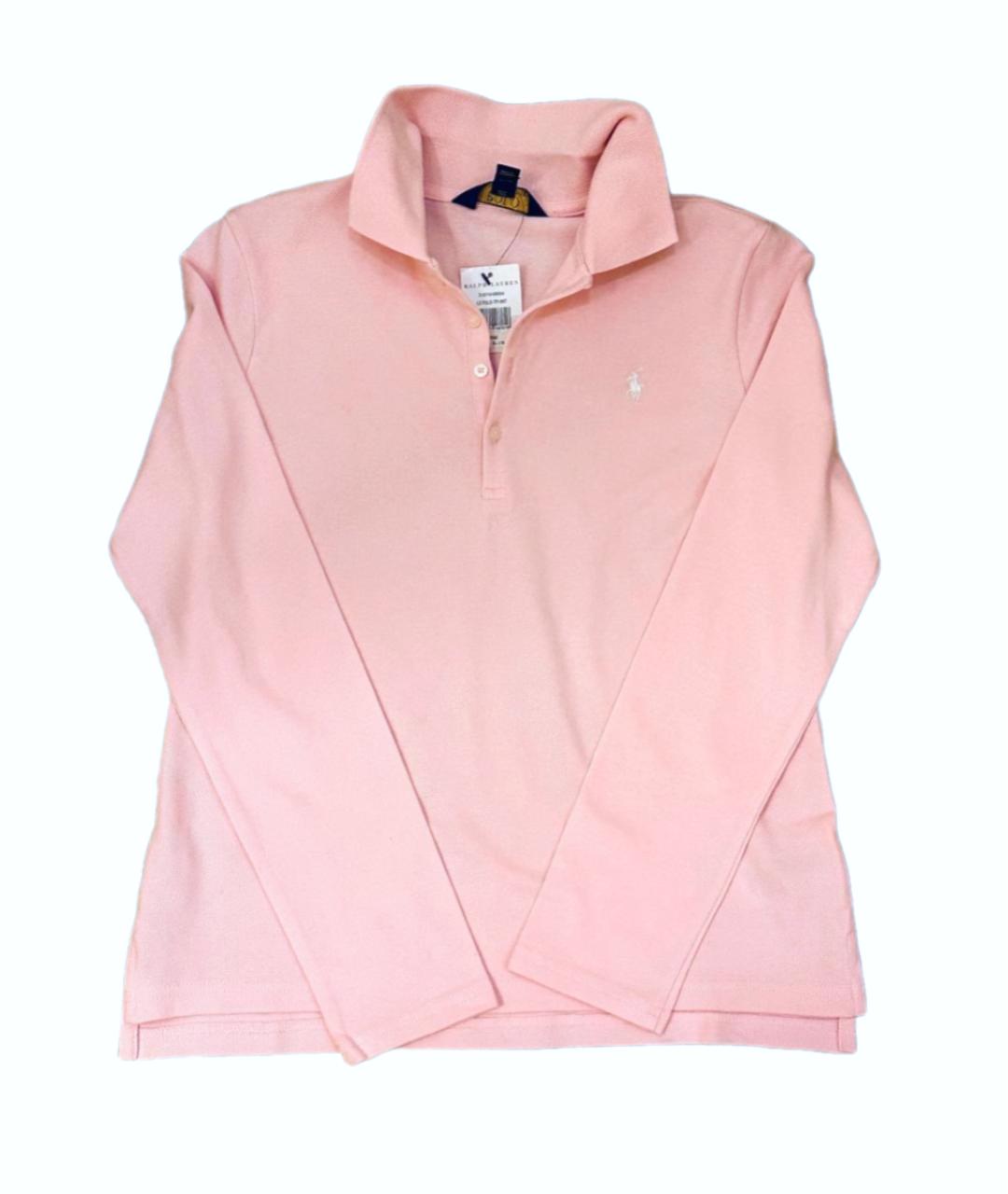 POLO RALPH LAUREN Розовая хлопковая рубашка/блузка, фото 6