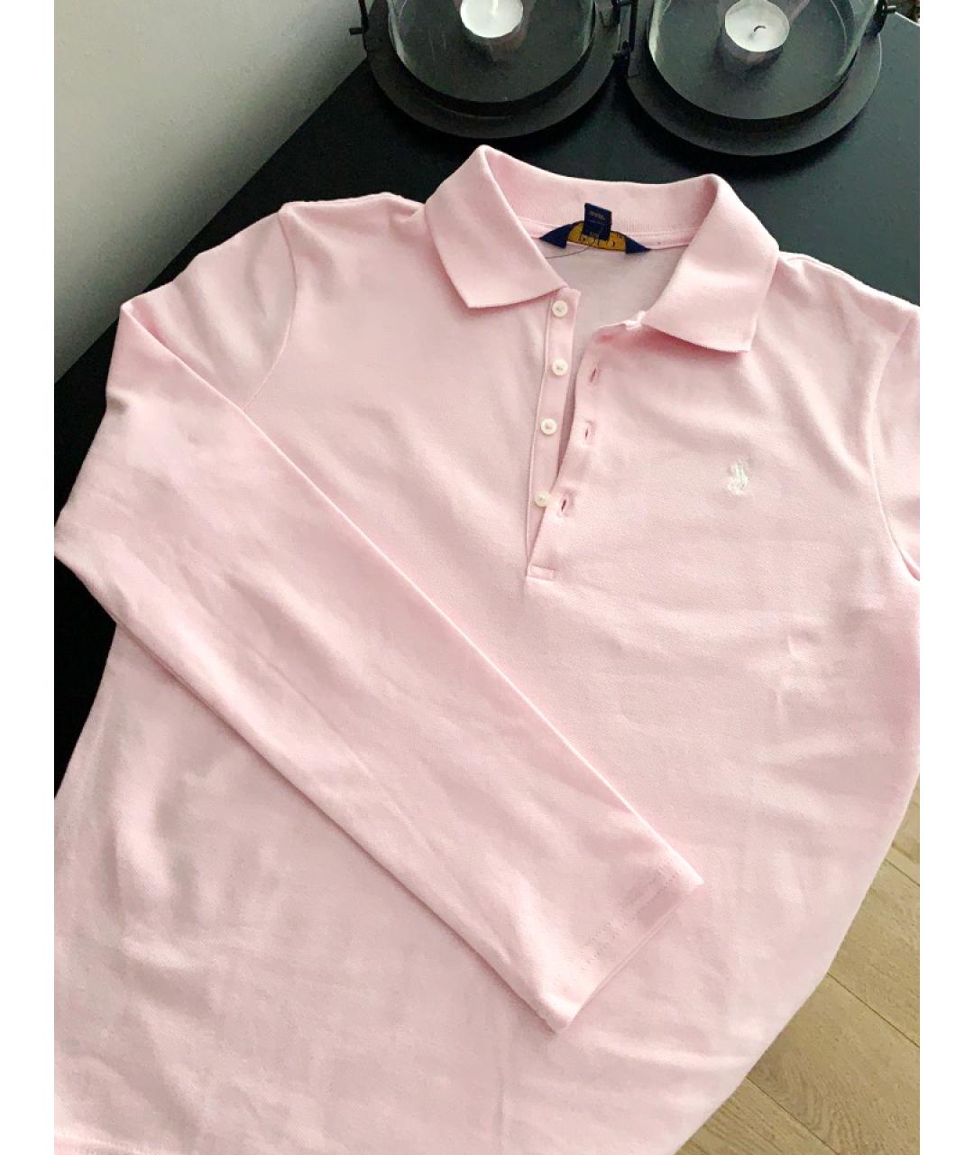 POLO RALPH LAUREN Розовая хлопковая рубашка/блузка, фото 3