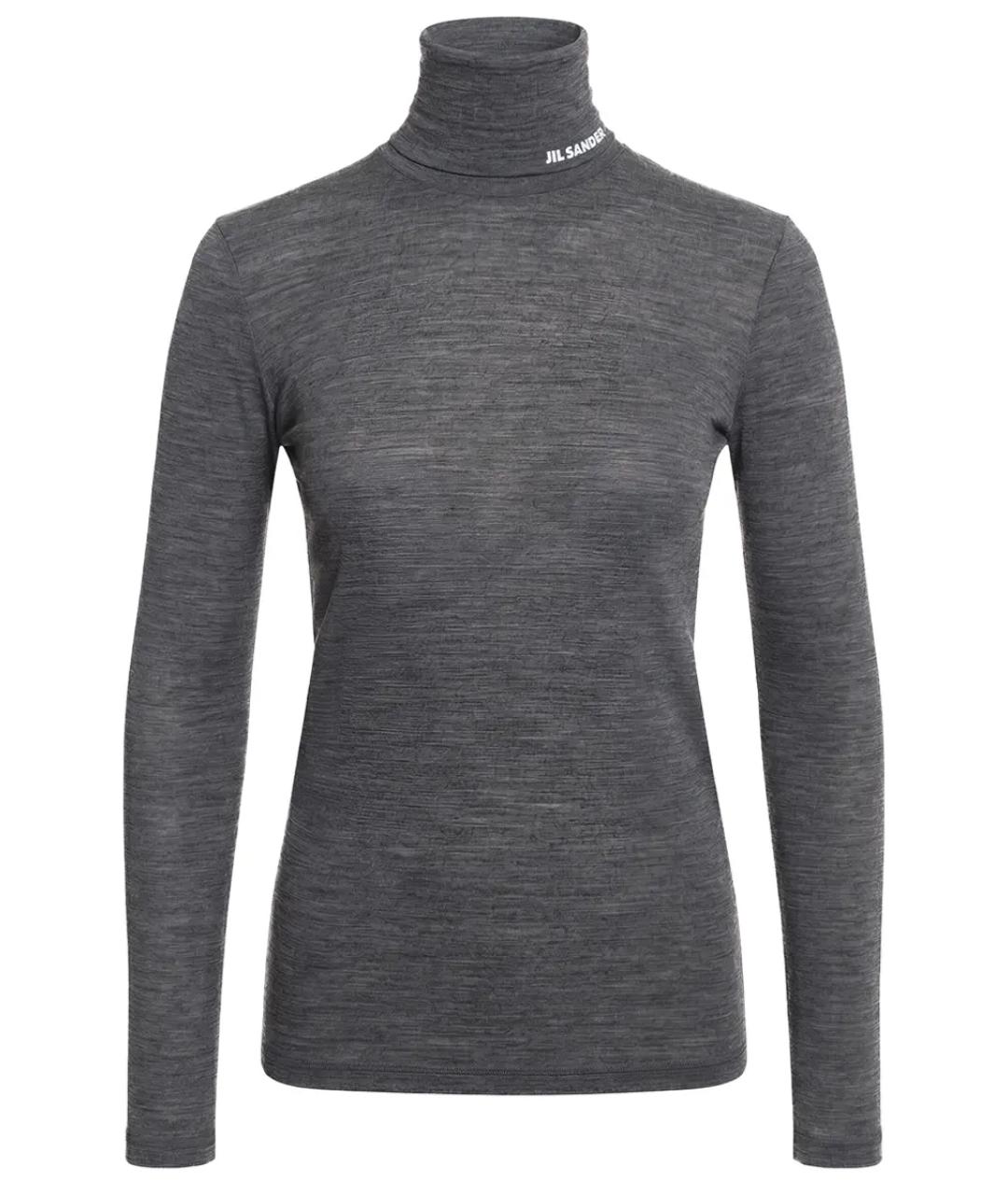 JIL SANDER Серая водолазка, фото 1