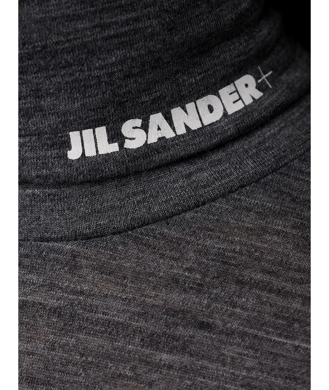 JIL SANDER Серая водолазка, фото 5