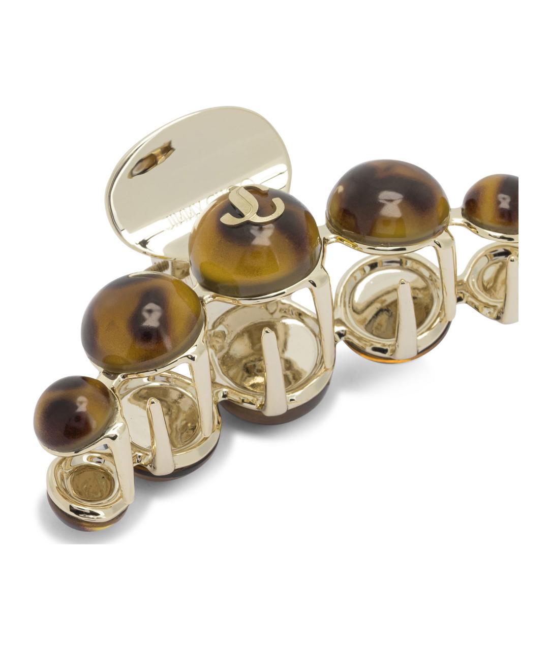 JIMMY CHOO Коричневая заколка, фото 2