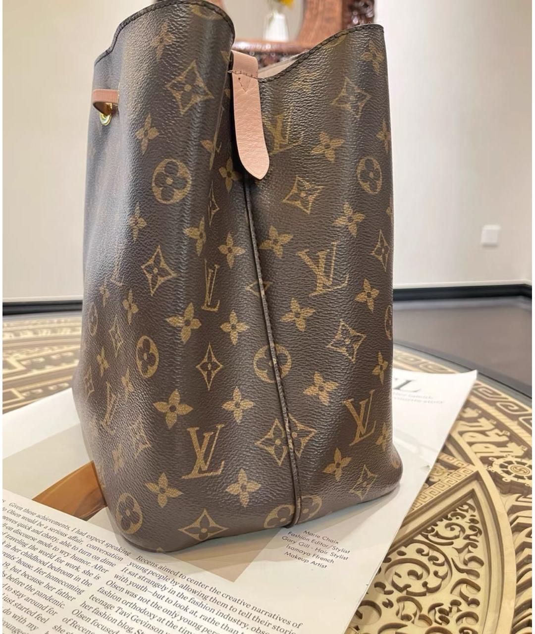 LOUIS VUITTON Коричневая сумка через плечо, фото 6