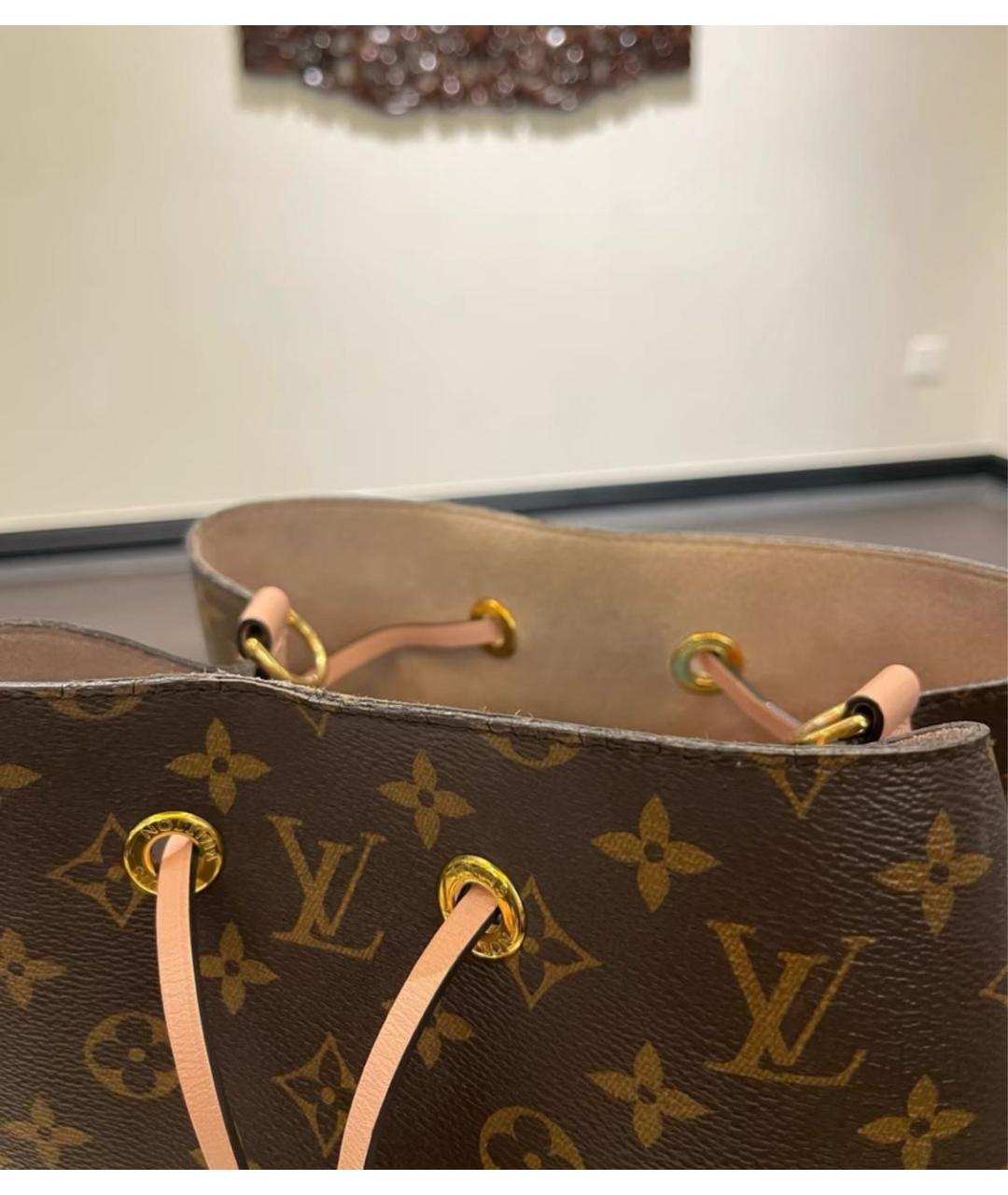 LOUIS VUITTON Коричневая сумка через плечо, фото 5