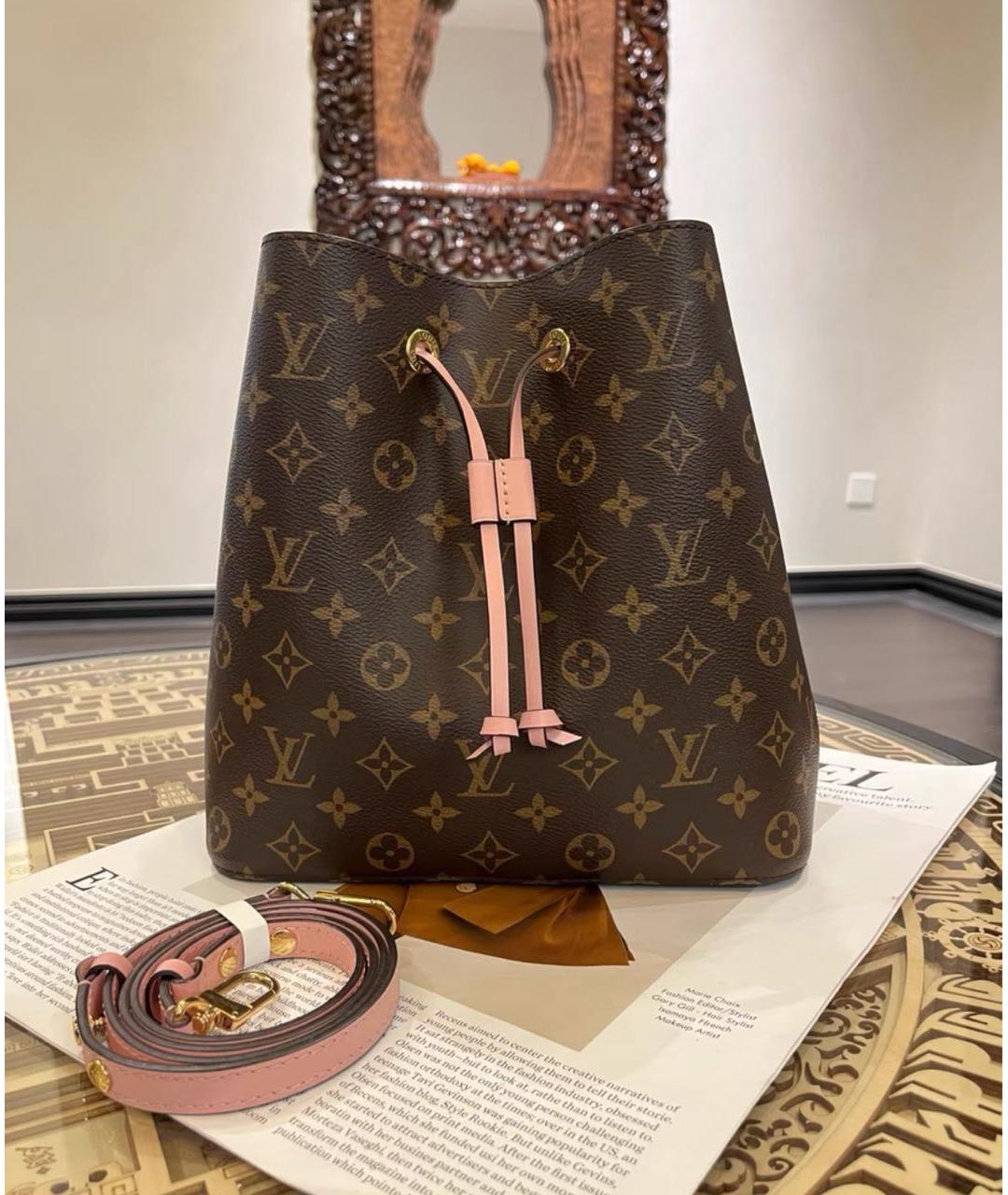 LOUIS VUITTON Коричневая сумка через плечо, фото 3