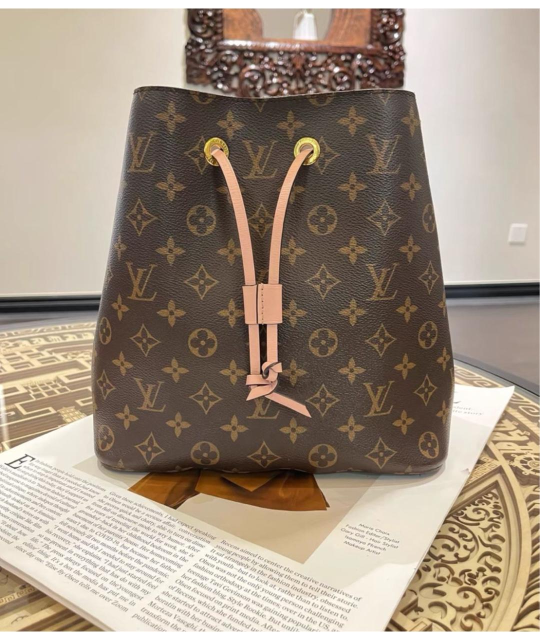 LOUIS VUITTON Коричневая сумка через плечо, фото 8
