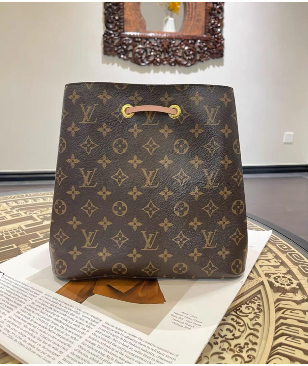 LOUIS VUITTON Коричневая сумка через плечо, фото 4