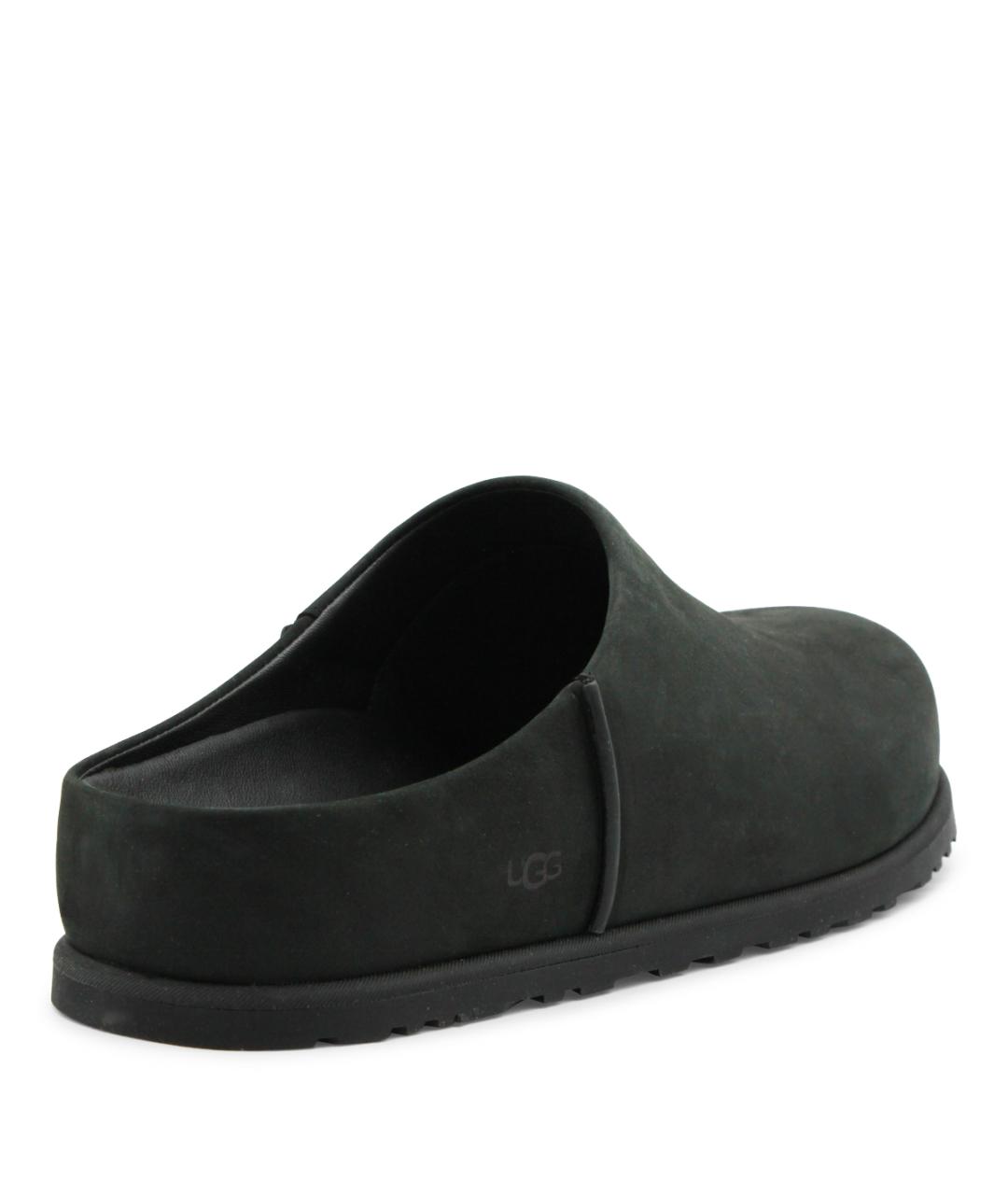 UGG AUSTRALIA Черные кожаные низкие ботинки, фото 3