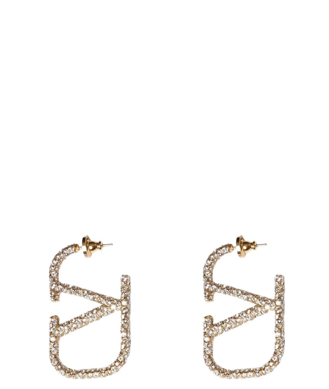 VALENTINO Золотые металлические серьги, фото 1