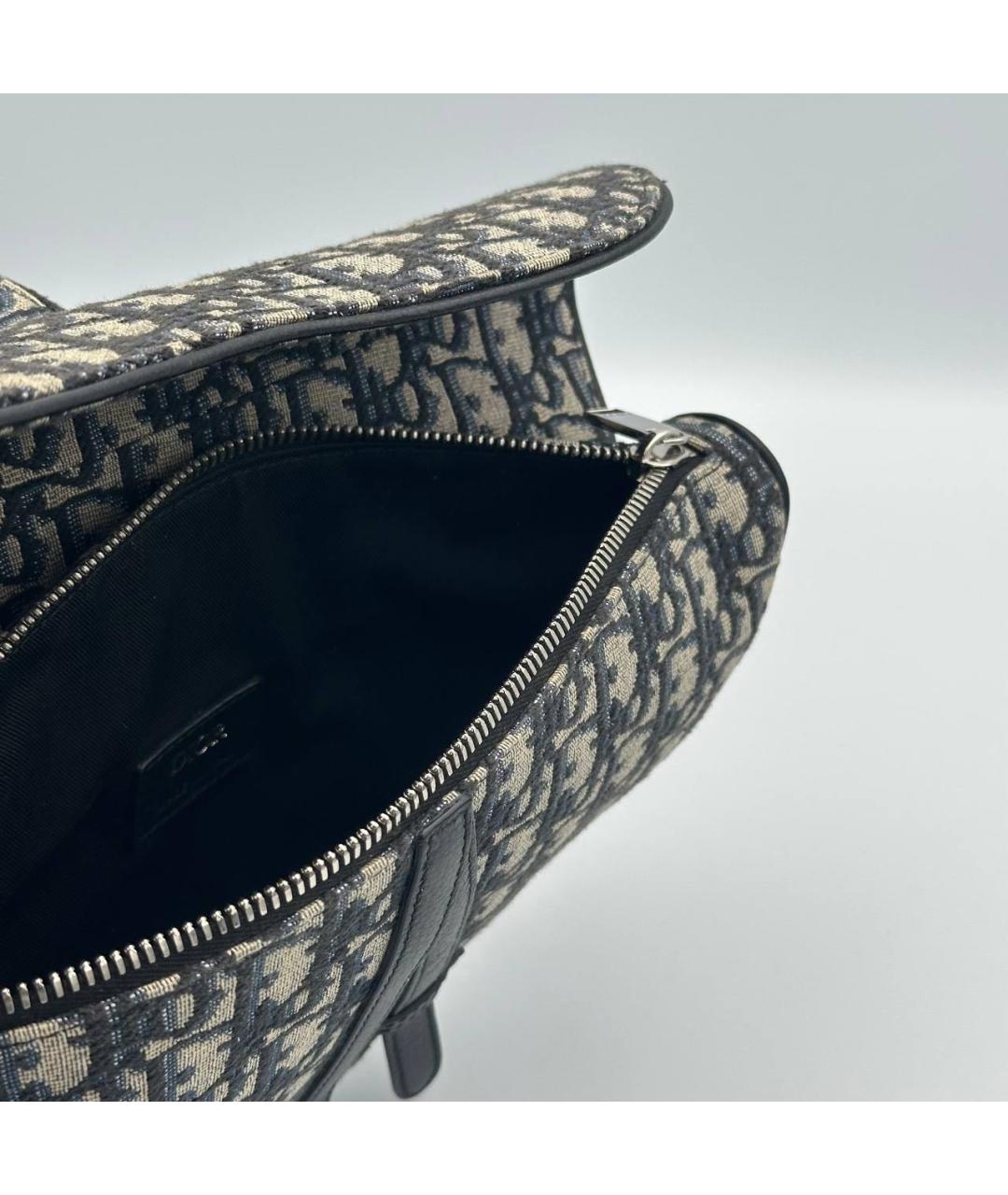 CHRISTIAN DIOR Темно-синяя сумка на плечо, фото 2