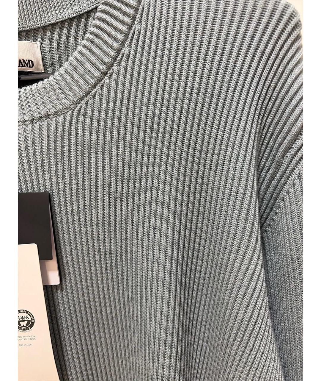 STONE ISLAND Голубой шерстяной джемпер / свитер, фото 4