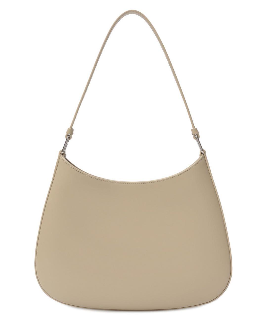 PRADA Бежевая кожаная сумка через плечо, фото 2