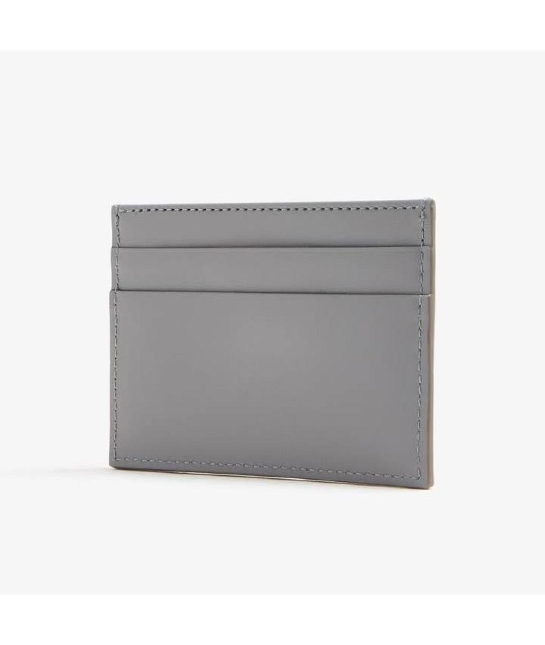 DOLCE&GABBANA Серый кожаный кардхолдер, фото 3