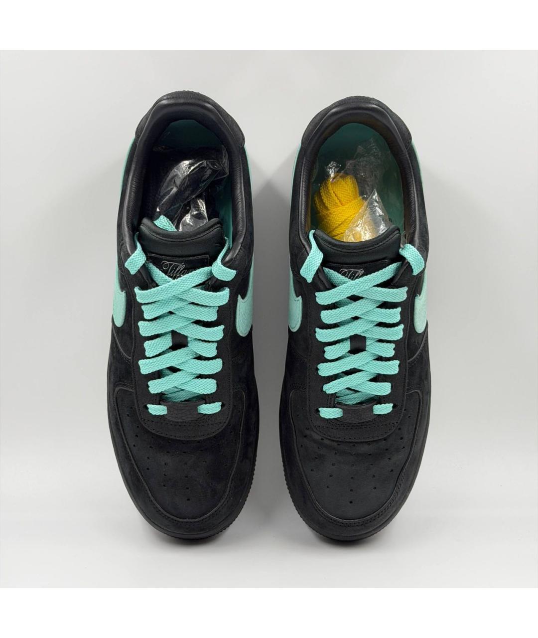 NIKE Черные замшевые низкие кроссовки / кеды, фото 3