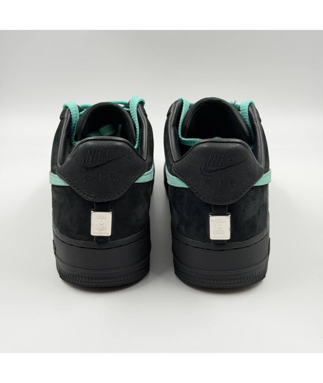 NIKE Черные замшевые низкие кроссовки / кеды, фото 5